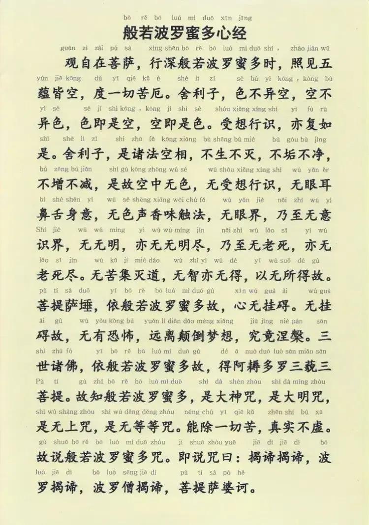 心经原文